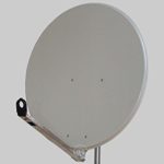 Antenne Gibertini 85 cm Alu Hellgrau L-Serie