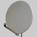 Antenne Gibertini 100 cm Alu Hellgrau L-Serie