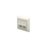 Digitus Wallplate, 2 x keystone